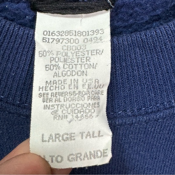 Vintage Olympics Team USA Navy Blue Crewneck Adult Large - Picture 4 of 8